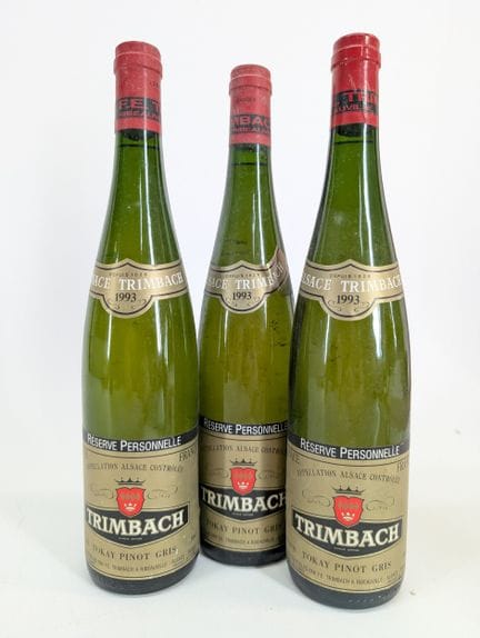3 bouteilles Trimbach, Tokay Pinot Gris, Réserve P