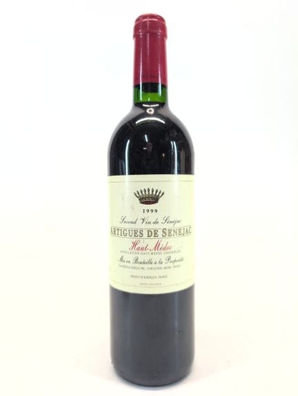 1 bouteille Artigues de Senejac, Haut-Médoc, 1999