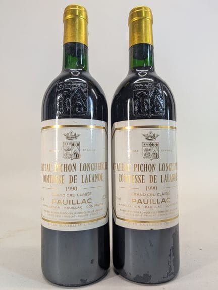 2 bouteilles Château Pichon Longueville Comtesse d