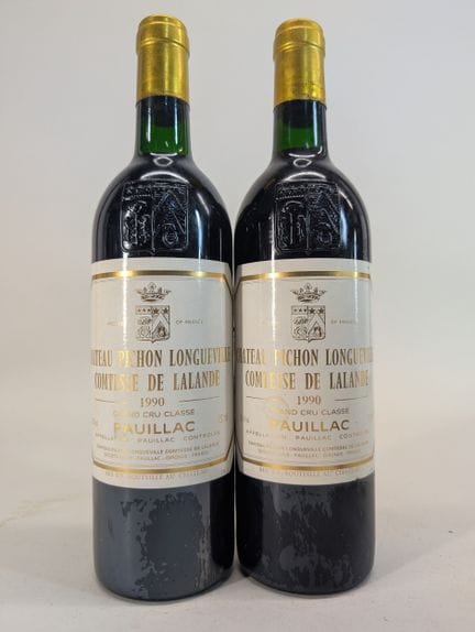 2 bouteilles Château Pichon Longueville Comtesse d