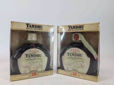 2 bouteilles Tamdhu, Scotch Whisky, Single Malt, 1