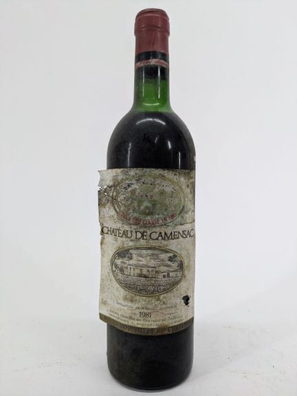 1 bouteille Château Comensac, Haut-Médoc, 1981, ét