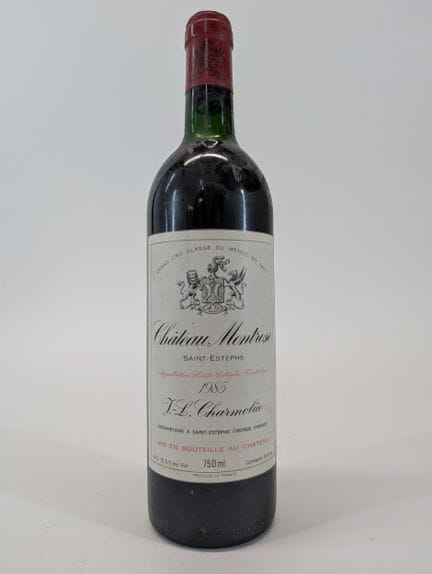 1 bouteille Château Montrose, Saint-Estèphe, 1985,