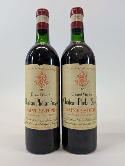 2 bouteilles Château Phélan Ségur, Saint-Estèphe, 
