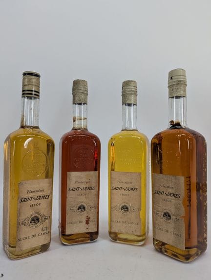 4 bouteilles Plantations Saint-James, Sirop de Suc