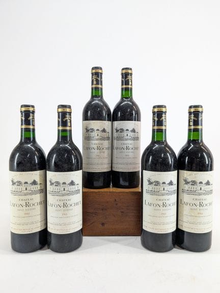 6 bouteilles Château Lafont-Rochet, Saint-Estèphe,