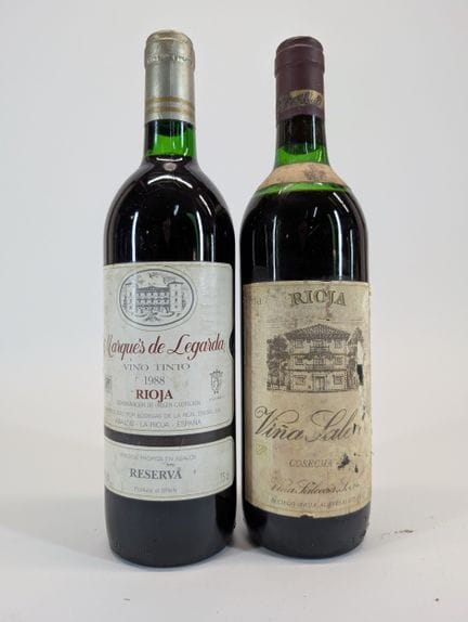 2 bouteilles 
- 1 bouteille Vina Salceda, Vina Sal