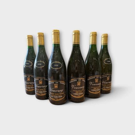6 bouteilles Domaine du Viking, Vouvray, 1996