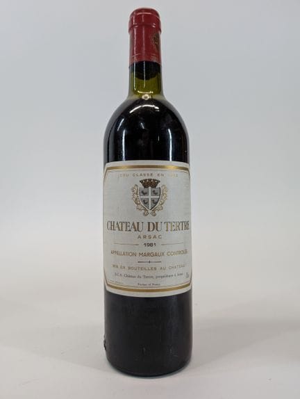 1 bouteille Château du Tertre, Margaux, 1981, nive