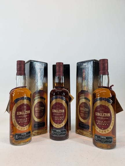 3 bouteilles The Singleton of Auchroisk, Scotch Wh