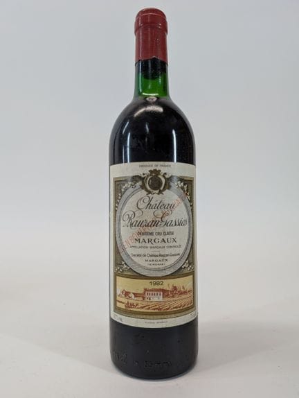 1 bouteille Château Rauzan-Gassies, Margaux, Deuxi