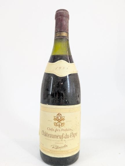 1 bouteille R. Bouachon Châteaneuf-du-Pape, Clefs 