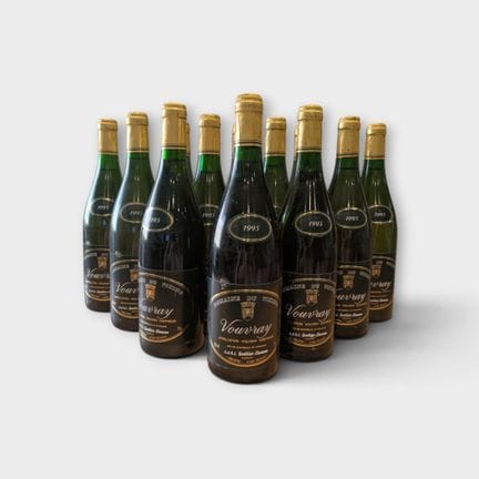 12 bouteilles Domaine du Viking, Vouvray, 1995