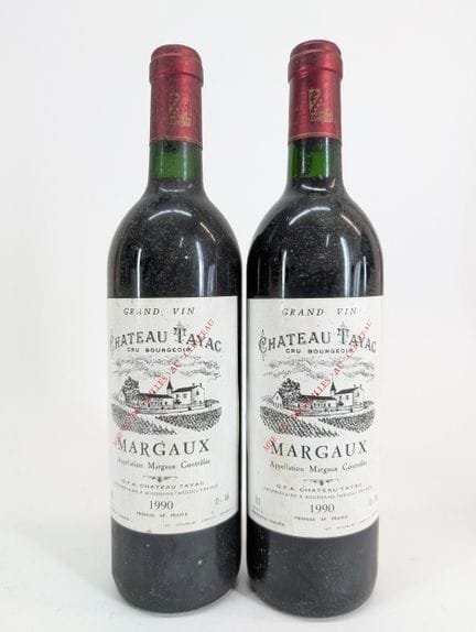 2 bouteilles Château Tayac, Margaux, Cru Bourgeois