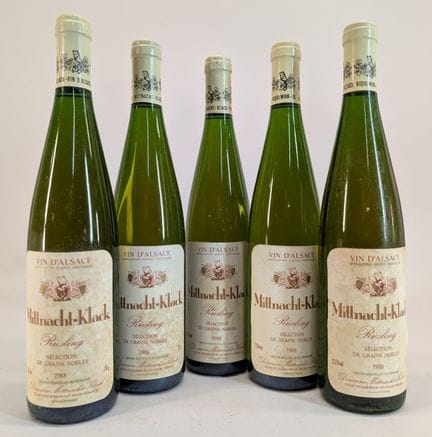 5 bouteilles Domaine Mittnacht-Klack, Riesling, Sé