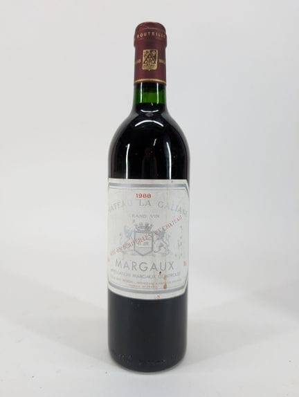 1 bouteille Château La Galiane, Margaux, 1988, éti