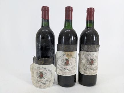 3 bouteilles Château Fourcas Hosten, Listrac Médoc