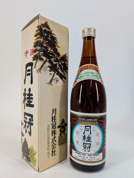 1 bouteille Gekkeikan, Saké, dans son carton d'ori