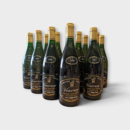 12 bouteilles Domaine du Viking, Vouvray, 1995