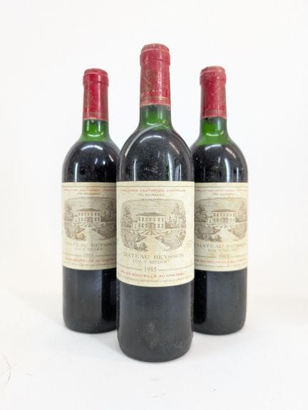 3 bouteilles Château Reysson, Haut-Médoc, Cru Bour