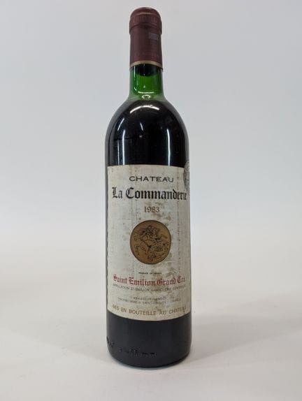 1 bouteille Château La Commanderie, Saint-Emilion,