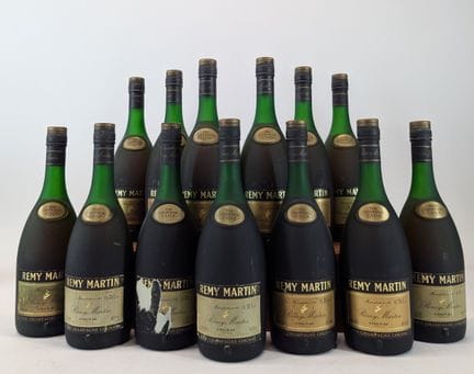 13 bouteilles Rémy Martin, Cognac, Fine Champagne,