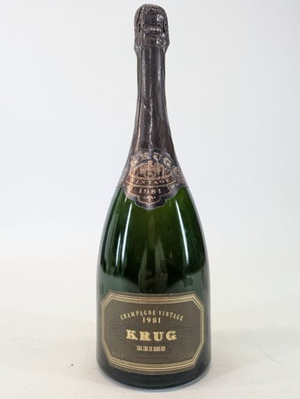1 botella Krug, Champagne, Cosecha, 1981