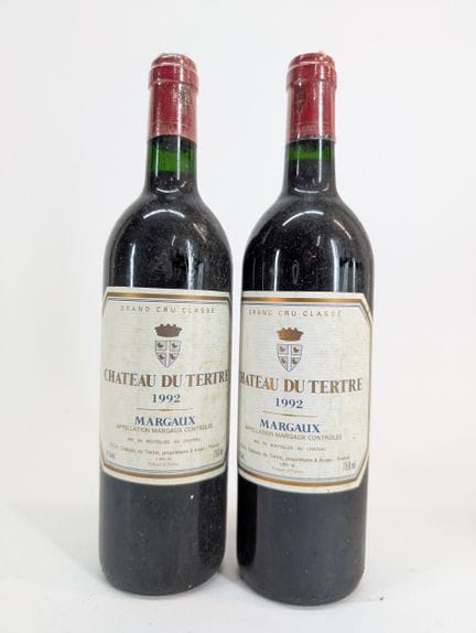 2 bouteilles Château du Tertre, Margaux, Grand Cru