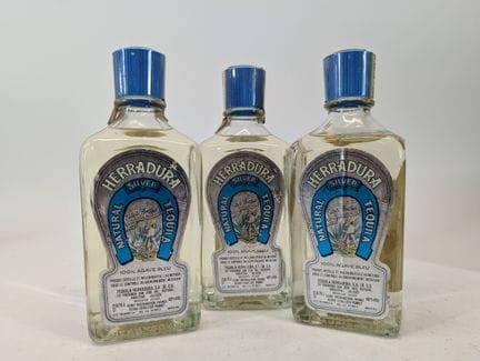 3 bouteilles Herradura, Natural Silver Tequila, ni