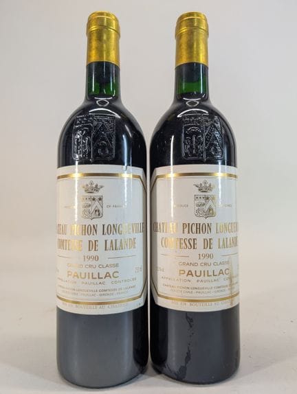 2 bouteilles Château Pichon Longueville Comtesse d