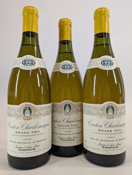 3 bottles of Maurice &amp; Anne-Marie Chapuis, Cor