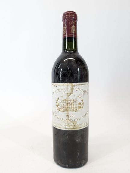 1 bottle of Château Margaux, Margaux, 1962, with a
