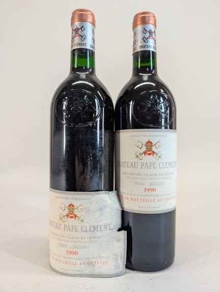 2 bottles of Château Pape Clément, Pessac-Léognan,