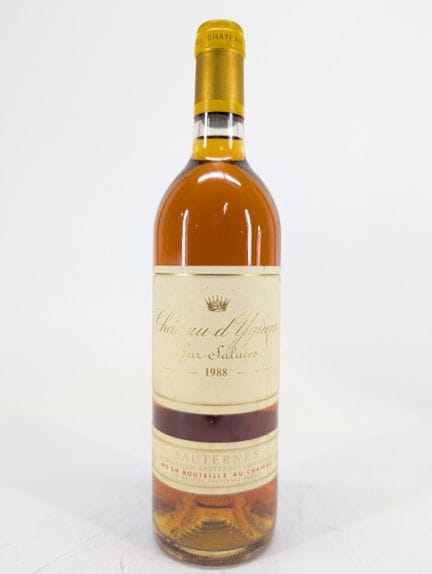 1 bottle of Château Yquem, Lur-Saluces, Sauternes,