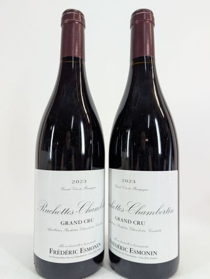 2 bottles of Frédéric Esmonin, Ruchottes-Chamberti