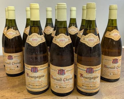 14 bottles:
- 12 bottles of G. Michelot, Meursault