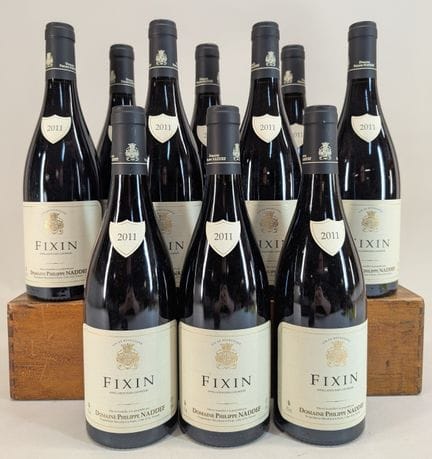 10 bottles of Domaine Philippe Naddef, Fixin, 2011