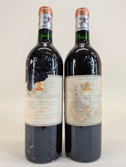 2 bottles of Château Pape Clément, Pessac-Léognan,