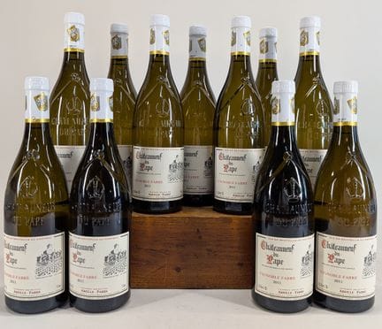 11 bottles of Abeille-Fabre, Châteauneuf-du-Pape, 