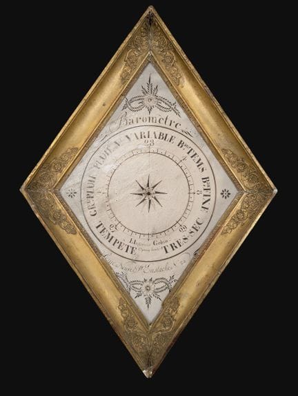 Gohin-Barometer aus der Empire-Zeit
Rautenförmig, 
