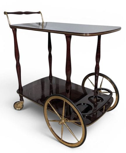 DESSERTE ou chariot-bar de style Belle Époque
Acaj
