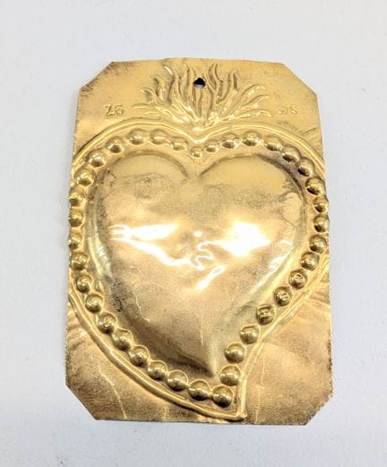 EX-VOTO mit Darstellung des Heiligen Herzens aus 3
