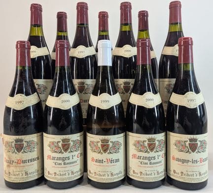 12 bouteilles : 
- 1 bouteille Duc Tribert D'Hargi