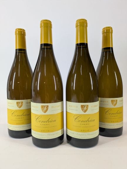 4 bouteilles André Perret, Condrieu, Chery, 2010