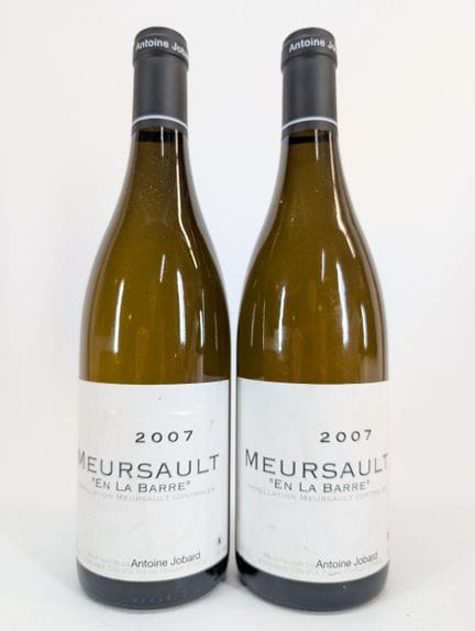 2 bouteilles Antoine Jobard, Meursault, En la Barr
