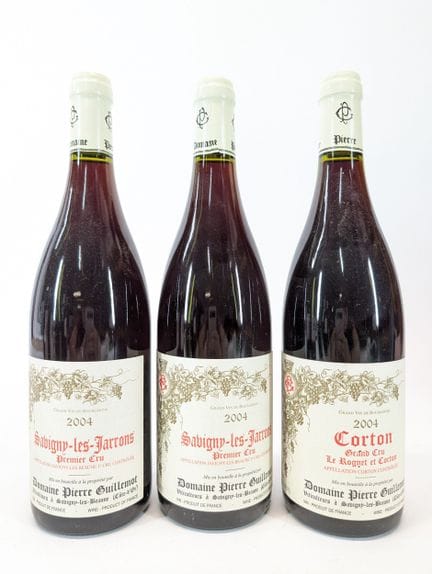 3 bouteilles :
- 1 bouteille Pierre Guillemot, Cor