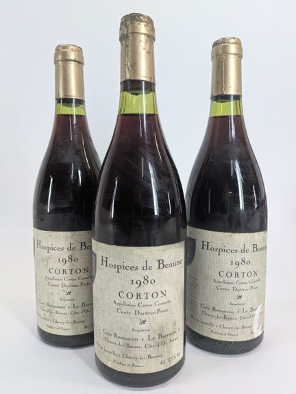 3 bouteilles Hospices de Beaune, Corton, Cuvée Doc