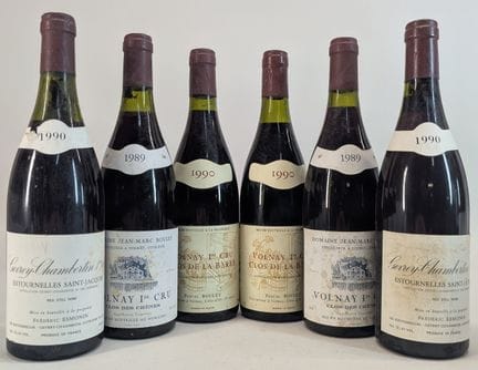 6 bouteilles :
- 2 bouteilles Frédéric Esmonin, Ge