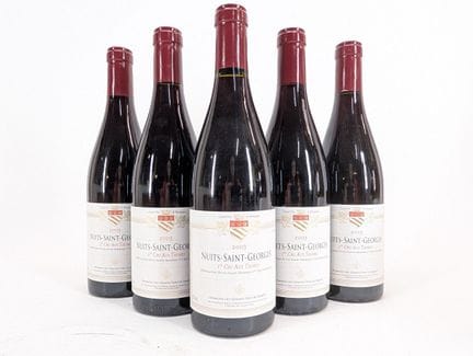 5 bouteilles Domaine des Grands Vins de France, Nu