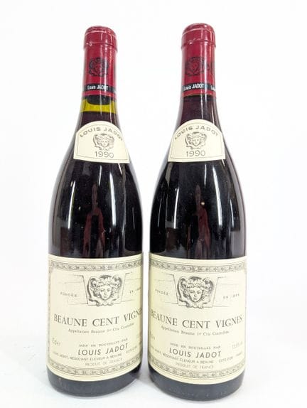 2 bouteilles Louis Jadot, Beaune, Cent Vignes, 199